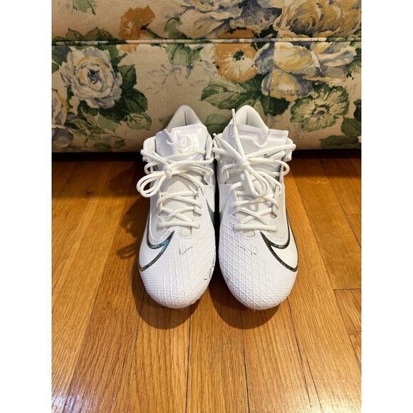 Nike Vapor Edge Elite 360 2 White Football Cleats DA5457-100 Men’s Size 12 - Picture 2 of 5